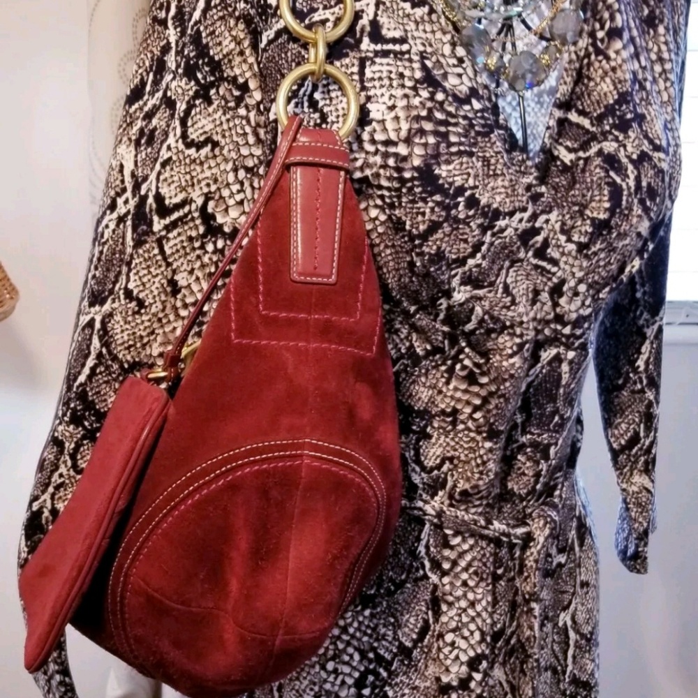 Girls Night Outfit w/Suede Coach bag & Accessories